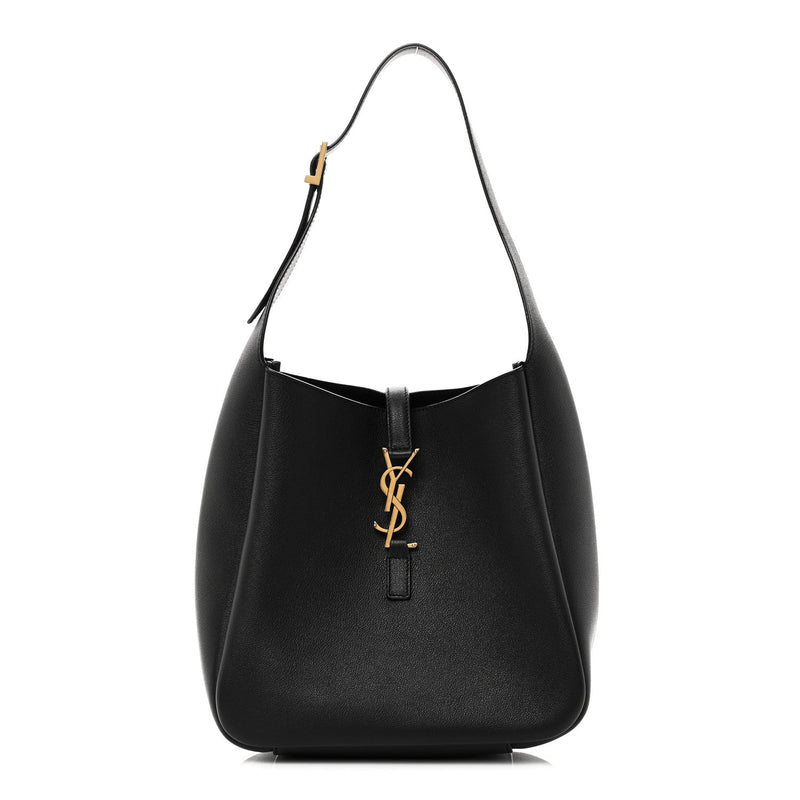 Smooth Calfskin Small Le 5 A 7 Soft Hobo Black