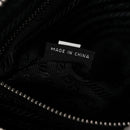 Nylon Tessuto Impuntu Quilted Crossbody Bag Black