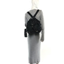Re-Nylon Vela Saffiano Medium Backpack Black