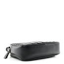 Calfskin Matelasse Monogram Lou Camera Bag Black