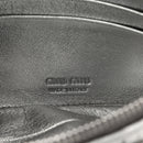 Metallic Nappa Matelasse Quilted Zip Wallet Silver