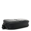 Grain De Poudre Matelasse Monochrome Monogram Mini Lou Camera Bag Black