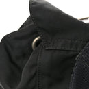 Nylon Vela Mini Cinch Backpack Black