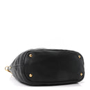 Vitello Daino Shopping Tote Black