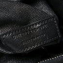 Linen Calfskin Rive Gauche Tote Black