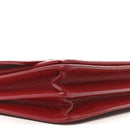 Grained Calfskin Medium Monogram Sunset Satchel Red