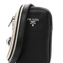 Vitello Daino Soft Mini Crossbody Bag Black