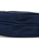 Tessuto Nylon Saffiano Mini Camera Crossbody Royal