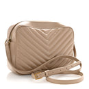 Calfskin Matelasse Monogram Lou Camera Bag Dark Beige