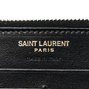 Calfskin Crocodile Embossed Monogram Uptown Wallet Black