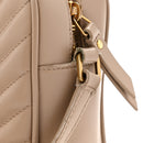 Calfskin Matelasse Monogram Lou Camera Bag Dark Beige