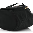 Saffiano Tessuto Nylon Mini Bucket Crossbody Bag Black