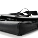 Re-Nylon Saffiano Triangle Shoulder Bag Black