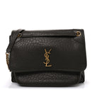 Grained Lambskin Monogram Large Niki Chain Satchel Light Musk