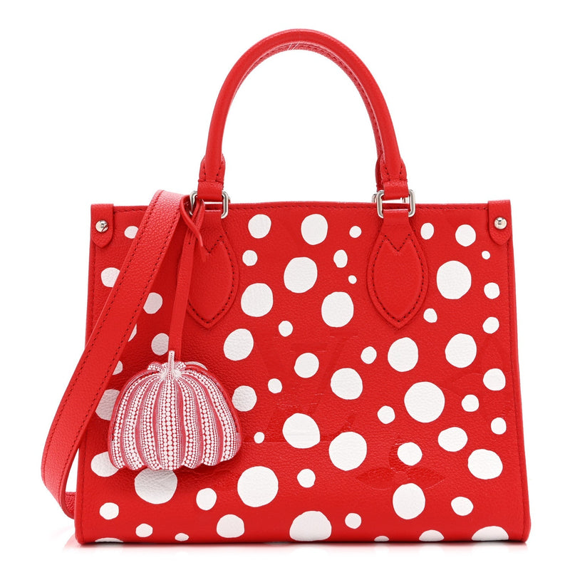 LV X YK Empreinte Infinity Dots Onthego PM Rogue White