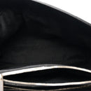 Calfskin Y Quilted Monogram Medium Loulou Chain Satchel Black