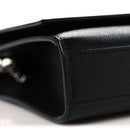 Grain De Poudre Medium Classic Monogram Kate Satchel Black