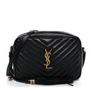 Calfskin Matelasse Monogram Lou Camera Bag Black