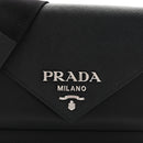 Saffiano City Calf Mini Envelope Bag Black