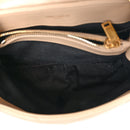Calfskin Y Quilted Monogram Small Loulou Chain Satchel Dark Beige