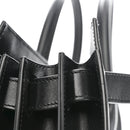 Calfskin Bi-Color Small Sac De Jour Burgundy Black