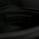 Calfskin Y Quilted Monogram Monochrome Small Loulou Chain Satchel Black