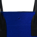 Wool Rive Gauche Tote Blue