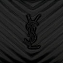 Calfskin Matelasse Monogram Monochrome Lou Camera Bag Black