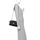 Nappa Matelasse Shoulder Bag Black