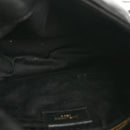 Lambskin Quilted Small Loulou Puffer Monogram Chain Satchel Black