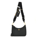 Saffiano Lux Re-Edition 2005 Shoulder Bag Black