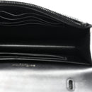 Ayers Monogram Toy Kate Strap Wallet Black Red