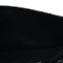 Calfskin Crocodile Embossed Uptown Monogram Pouch Black