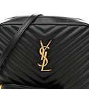 Calfskin Matelasse Monogram Lou Camera Bag Black