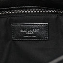 Lambskin Quilted Medium Loulou Puffer Monogram Chain Satchel Black