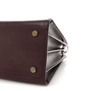 Calfskin Snakeskin Small Sac De Jour Burgundy