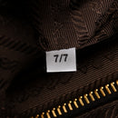 Suede Triangle Medium Bonnie Shoulder Bag Cacao
