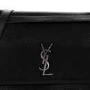Grained Lambskin Monogram Large Niki Chain Satchel Black