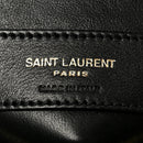 Calfskin Y Quilted Monogram Small Loulou Chain Satchel Black
