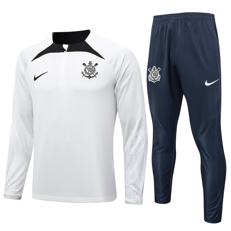 Conjunto Corinthians 24/25 White | Free Shipping + Keychain Gift
