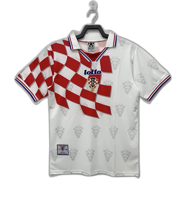 Croatia 1998 World Cup I Home Jersey - Retro Version | Free Shipping + Keychain Gift