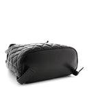 Calfskin Quilted Medusa Backpack Black