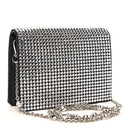 Nappa Crystal Starlight Mini Clutch Bag Black