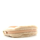 Shearling Arque Shoulder Bag Ecru Noisette