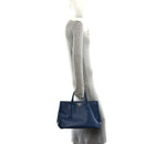 Saffiano Large Galleria Double Zip Tote Bluette