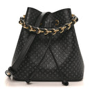 Calfskin Nanogram Embossed Neonoe BB Black