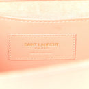 Snakeskin Medium Classic Monogram Kate Tassel Satchel Beige