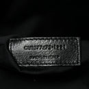 Lambskin Quilted Medium Loulou Puffer Monogram Chain Satchel Black