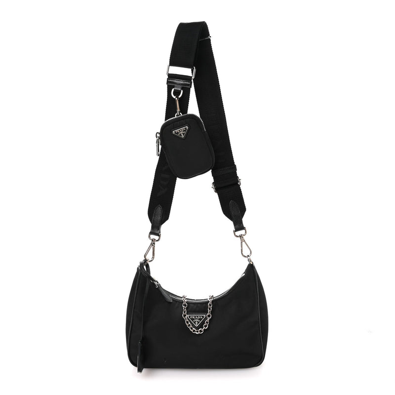 Nylon Re-Edition 2005 Shoulder Bag Black