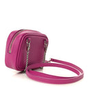 Grain De Poudre Matelasse Monogram Baby Lou Camera Bag Electric Fuxia
